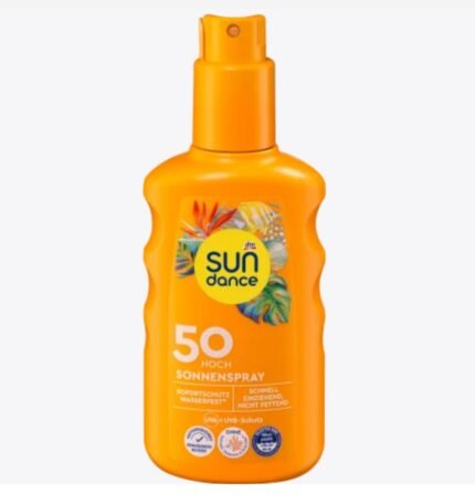 سبراي الحماية من الشمس في الشاطئ