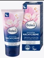 كريم مرطب لليل بزيت اللوز للبشرة الجافة و الحساسة