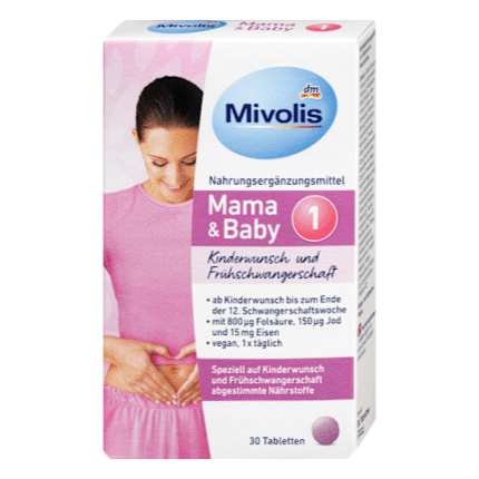 Comprimés Mivolis Maman & Bébé 1, 30 pc, 22 g